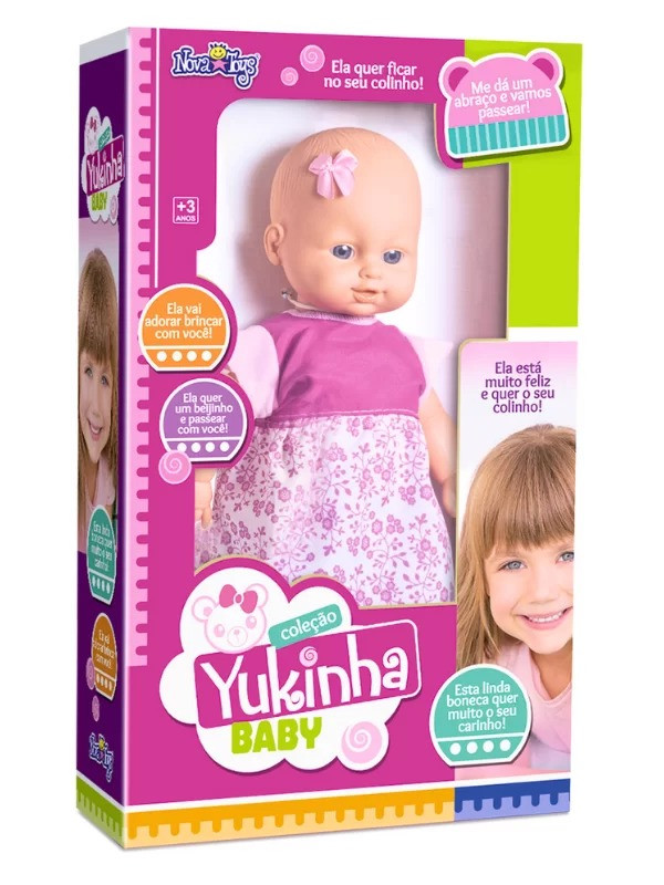 Boneca Yukinha Dodói Nova Toys 