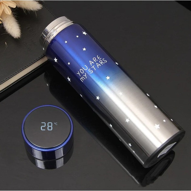 Garrafa em Inox 500ml Led Smart Cup