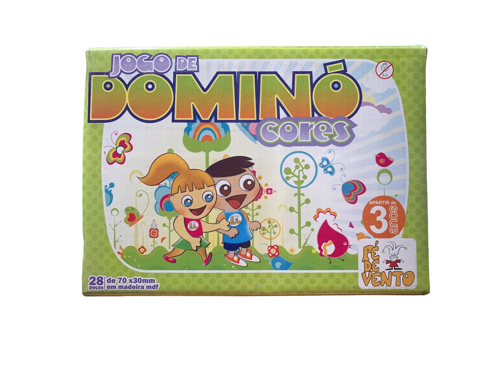 Dominó de Associação de Idéias em MDF Domino Infantil Educativo