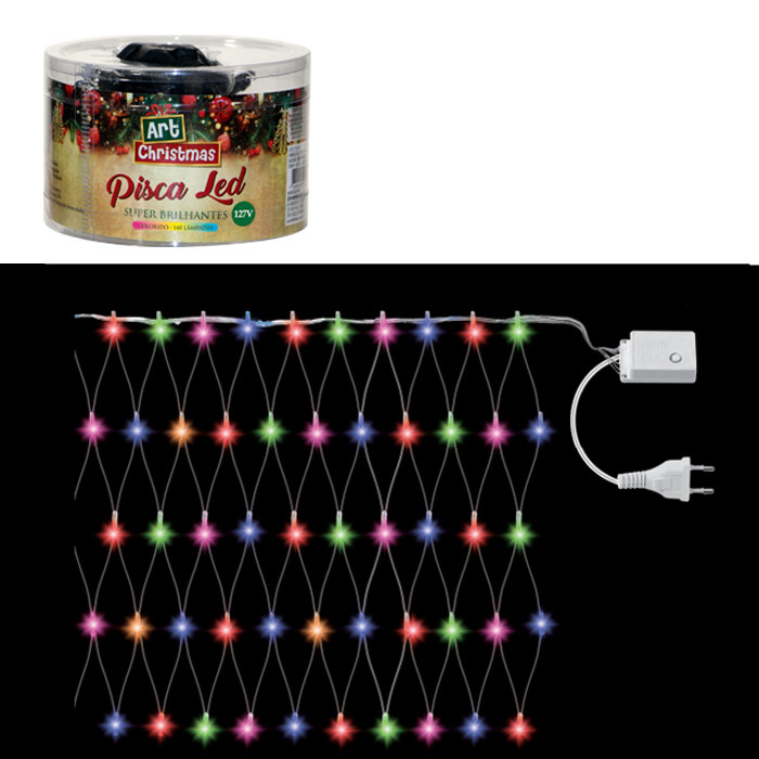 PISCA LED REDE COLOR 40CMX3M 127V