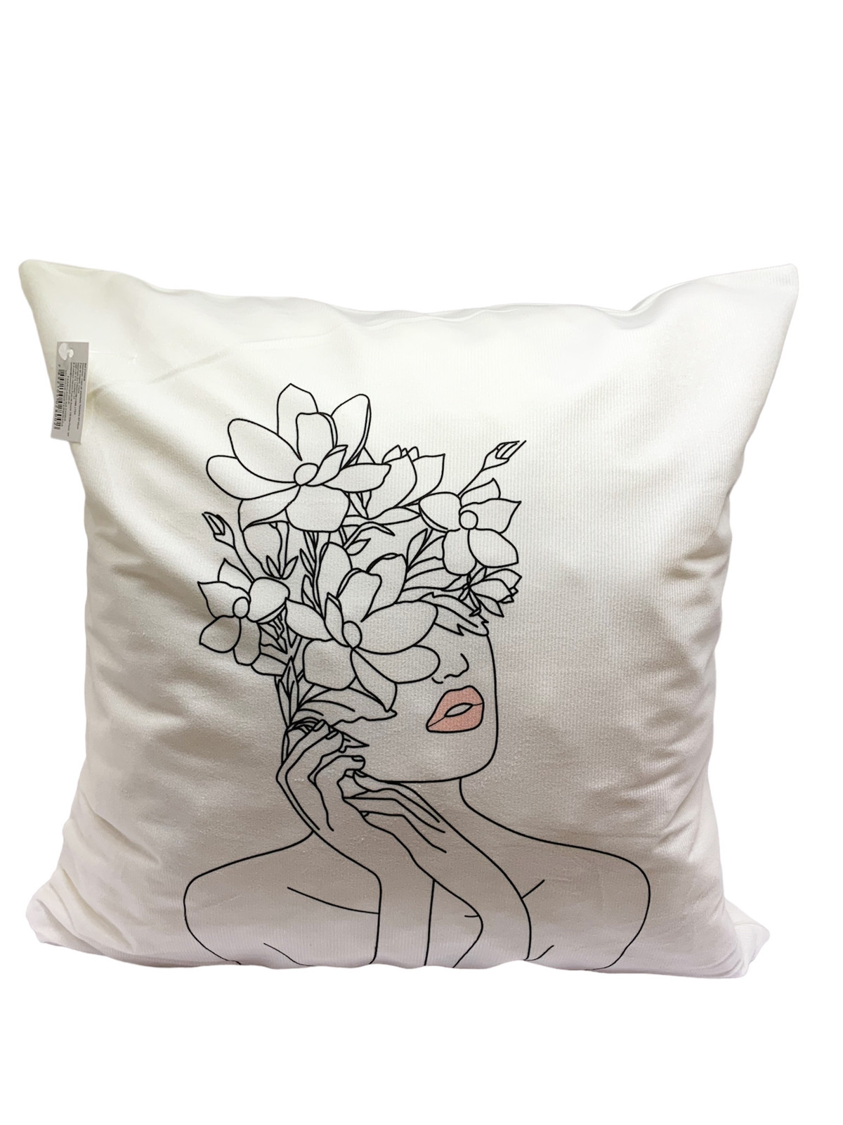 Capa de Almofada 45cmx45cm Branca - FREECOM