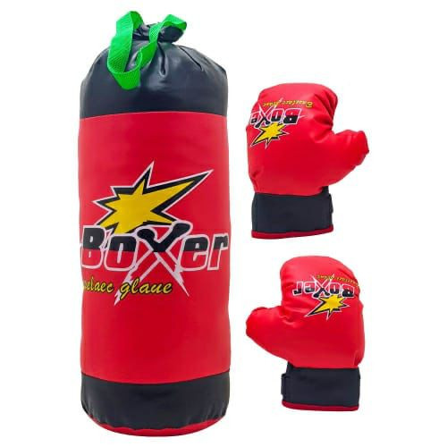 Kit Boxe Vermelho 3 Peças OM