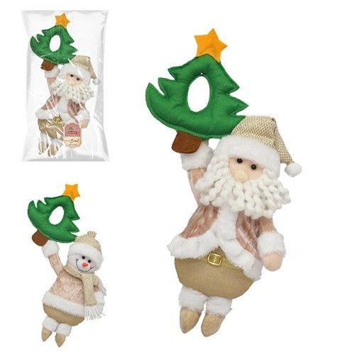 Boneco Natal Papai Noel Pendurado 38cm