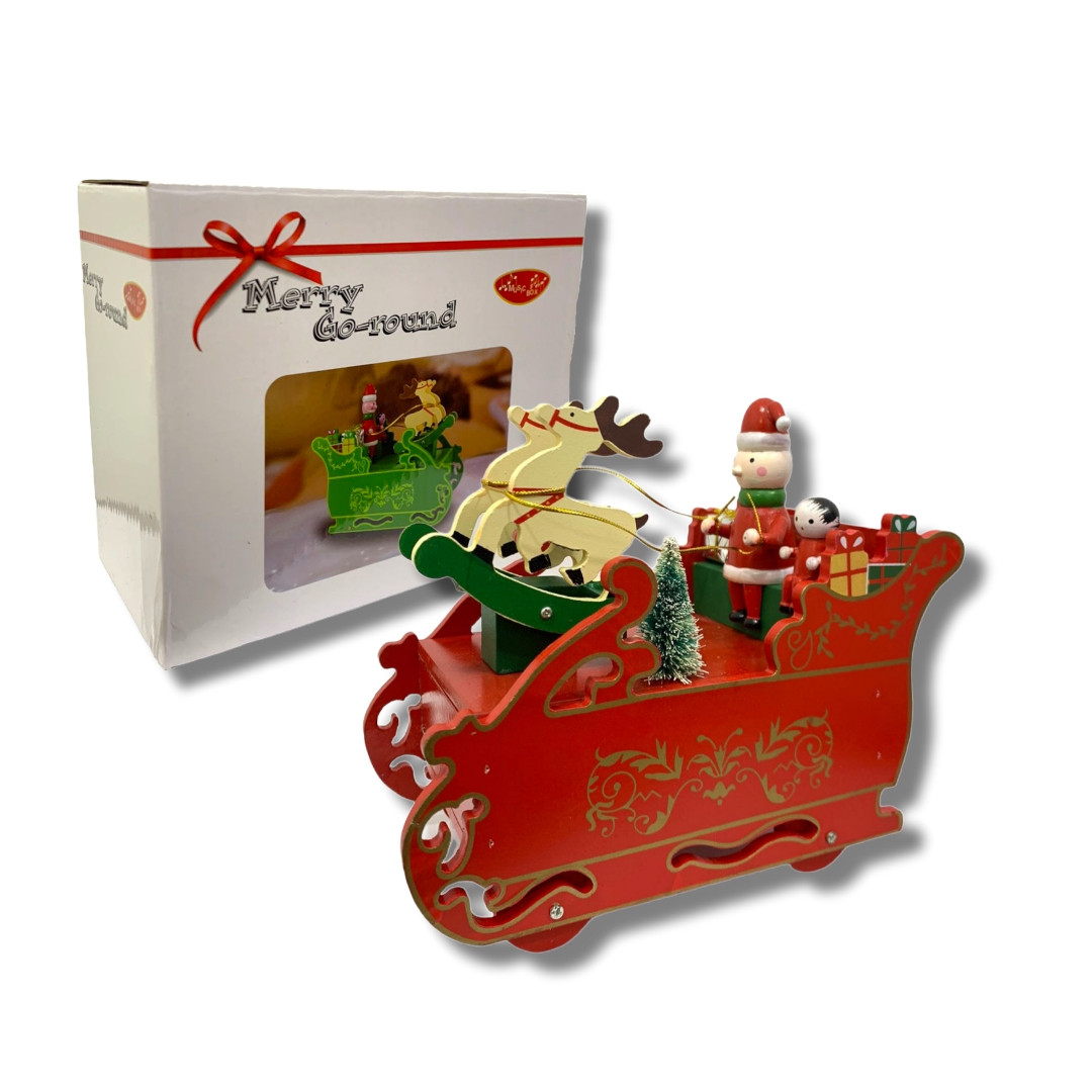 Caixa Musical Carruagem - wincy Natal