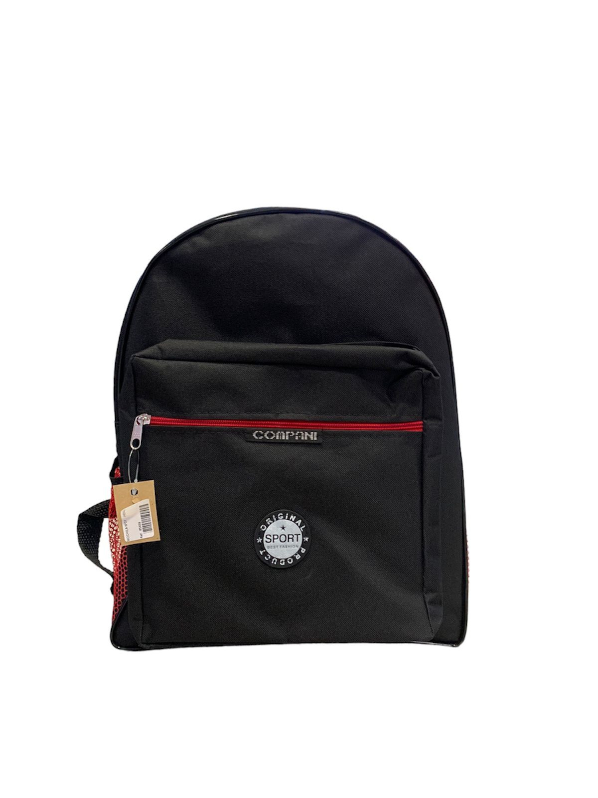Mochila Unissex Preta e Vermelha N°01 - HORIVAL