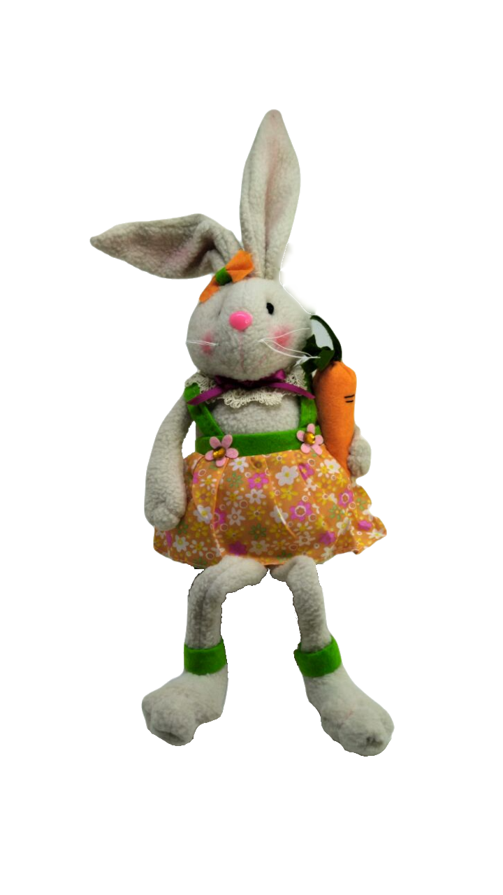 Coelho de Páscoa Laranja 55cm MD