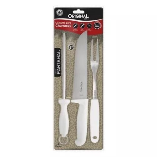 Conjunto para Churrasco Pantanal 3 Peças Original Line