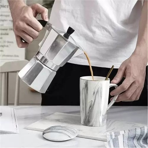 Cafeteira Italiana Alumínio 500ML 123 UTÍL 
