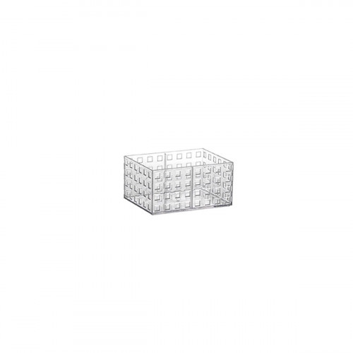 Organizador Empilhável Quadratta Cristal 16x11,5x8cm