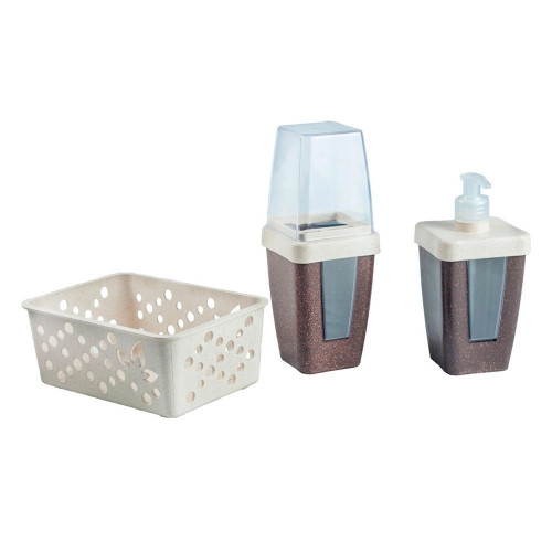 Kit Banheiro Vitrea Imbuia Evo