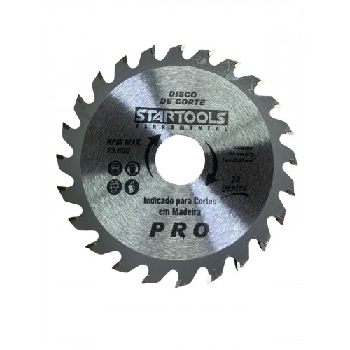 Disco de Corte 24 Dentes Madeira Startools 