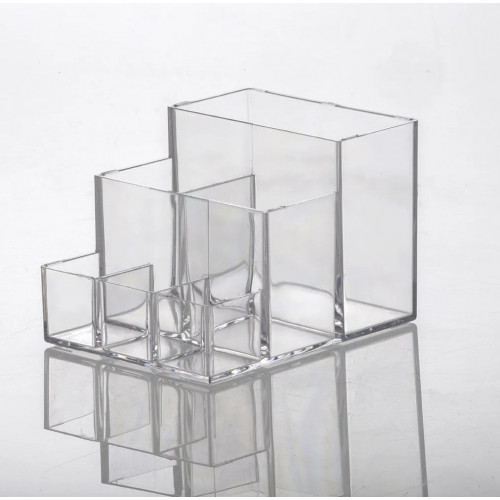 Organizador com Divisórias Transparente, 9x11x8 cm - Paramount