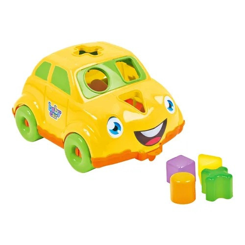 Carrinho Didático 21cm Colorido - Bs Toys