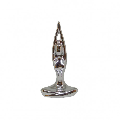 ENTEITE DE CERÂMICA ESTÁTUA BAILARINA  PRATA